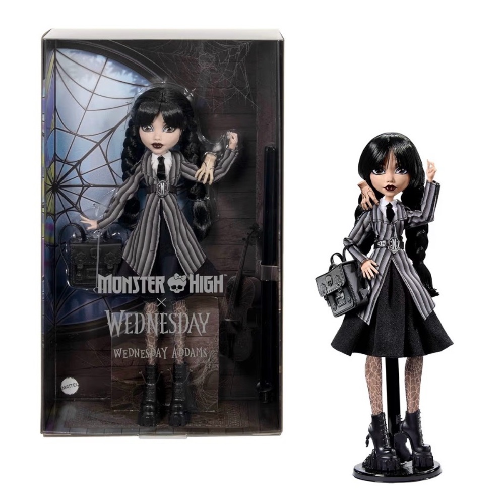 2024 Mattel Monster High Wednesday Addams Doll - NEW in BOX